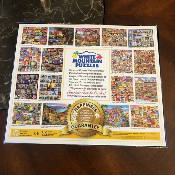 WHITE MOUNTAIN “THE SLANG WE USED” 1000 piece puzzle complete condition fun - Picture 5 of 7